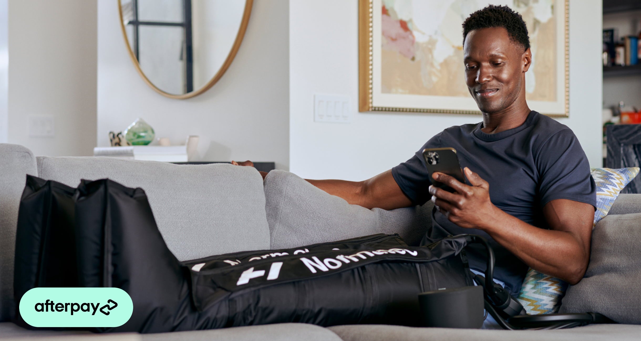 Normatec 3 legs compression system with included components.